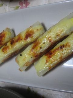 焼くだけ簡単ちくわのマヨチーズ焼き-レシピのメイン写真