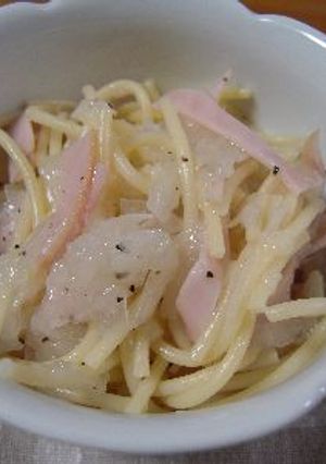 新玉ねぎたっぷり！スパゲティサラダ2種-レシピのメイン写真