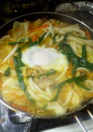 こくまろ焼きキムチうどん-レシピのメイン写真