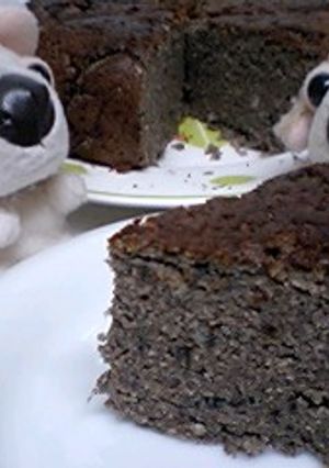 おからケーキ『黒胡麻＆ココア』-レシピのメイン写真