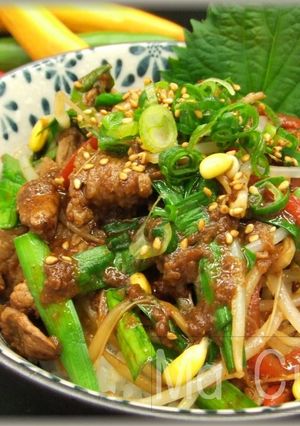 プルコギ風丼ぶり-レシピのメイン写真