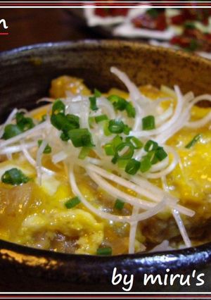 ♡フライパンdeふわとろりん♡他人丼♡-レシピのメイン写真