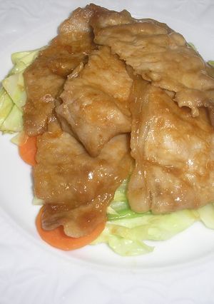 野菜もおいしい♪豚肉のしょうが焼き-レシピのメイン写真