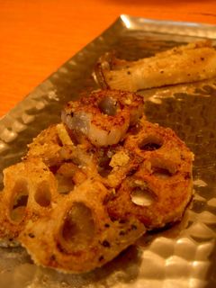 超簡単!我が家の定番つまみ☆焼きれんこん-レシピのメイン写真