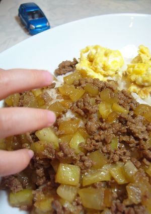 大根で作る☆オイスター三色丼-レシピのメイン写真