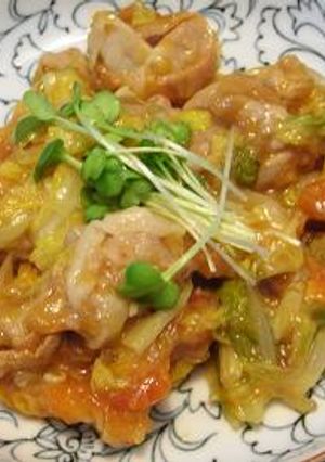 ピリ辛激ウマ☆白菜と豚肉の豆板醤炒め煮-レシピのメイン写真