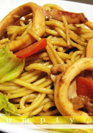 ❀イカワタで濃厚焼きそば❀-レシピのメイン写真