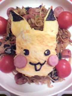 ピカチュー☆簡単オムそばめし-レシピのメイン写真