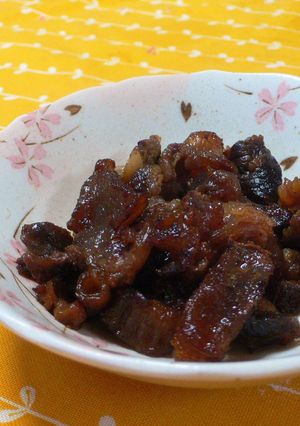 甘辛こってり☺牛すじの炒め-レシピのメイン写真