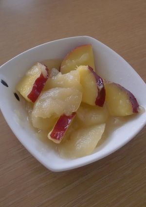 さつまいもとリンゴのレモン煮-レシピのメイン写真