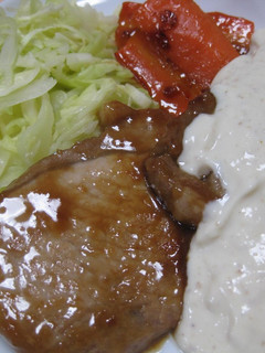 豚の生姜焼き 豆腐ソースがけ♪-レシピのメイン写真