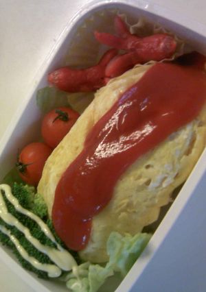 忙しい人のための簡単オムライス弁当★"-レシピのメイン写真