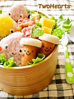 キャラ弁に❤ちくわとウインナーのどんぐり-レシピのメイン写真