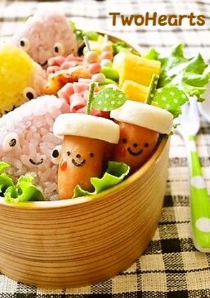 キャラ弁に❤ちくわとウインナーのどんぐり-レシピのメイン写真
