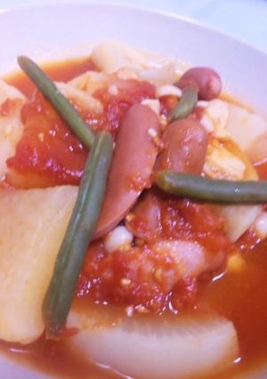 大根の✿スイチリ✿トマト煮-レシピのメイン写真