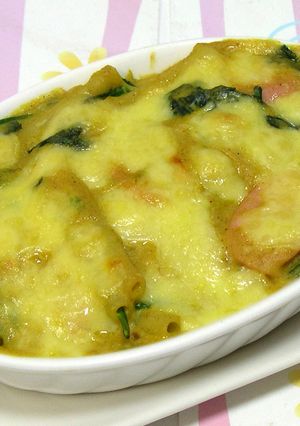 ほうれん草のカレーヨーグルトグラタン-レシピのメイン写真