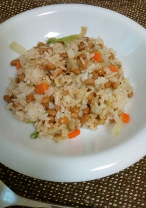 納豆チャーハン-レシピのメイン写真