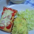 オイマヨきゃべつトースト。