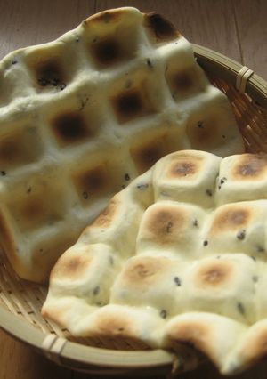 ワッフル風？ごませんべい-レシピのメイン写真