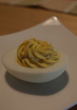 お弁当に❤スイーツみたいなホイップゆで卵-レシピのメイン写真