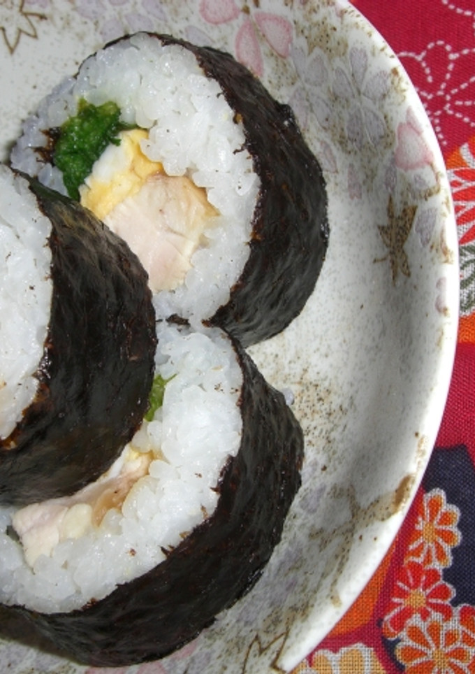 ✿鶏玉❀ほうれん草の✿海苔巻き-レシピのメイン写真