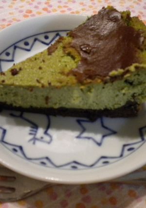 抹茶チーズケーキ-レシピのメイン写真