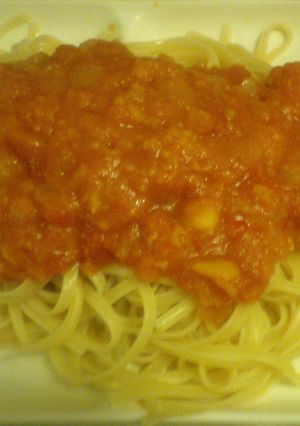 カボチャとトマトのパスタ-レシピのメイン写真