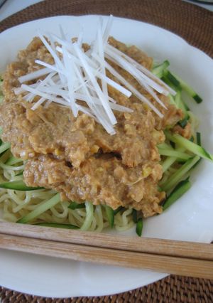 肉なし!大豆deジャージャー麺-レシピのメイン写真