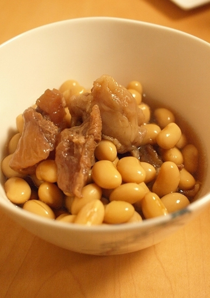 大豆と牛スジのほっこり煮物-レシピのメイン写真