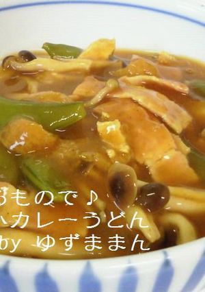 家にあるもので♪おいしいカレーうどん-レシピのメイン写真