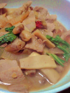 虎豆と豚バラ肉の甘辛煮-レシピのメイン写真