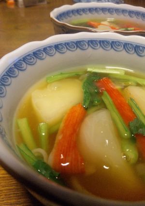 蕪のとろとろスープ-レシピのメイン写真