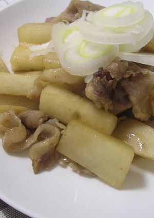 ごまの香り★大根と豚肉のオイスター炒め♪-レシピのメイン写真