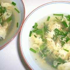 รูปของ ニラスープ（餃子のお供に・・）