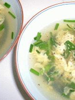 ニラスープ(餃子のお供に・・)-レシピのメイン写真