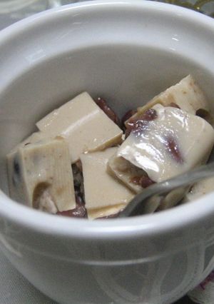 ヒンヤリデザート♪コーヒー小豆牛乳かん-レシピのメイン写真