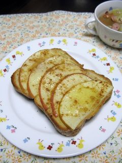 アップルパイの味✿りんごトースト-レシピのメイン写真