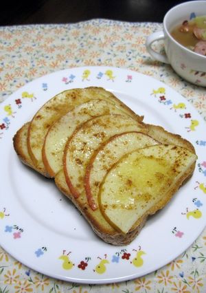 アップルパイの味✿りんごトースト-レシピのメイン写真