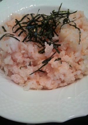 明太子バターライス-レシピのメイン写真