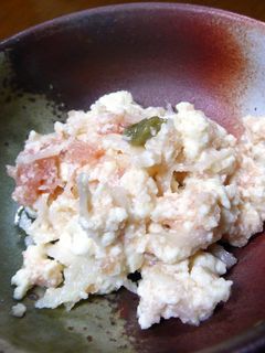 豆腐と切干大根の辛子明太子和え-レシピのメイン写真