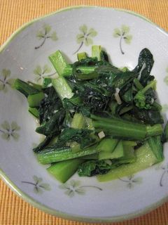 青菜炒め-レシピのメイン写真