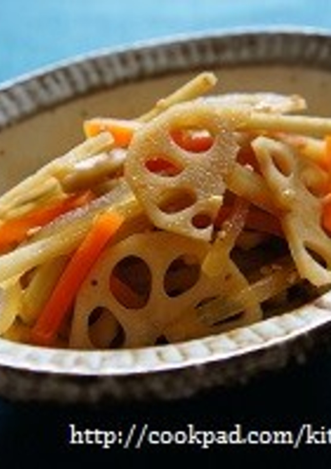 定番おかず☆いろいろ根菜のきんぴら-レシピのメイン写真