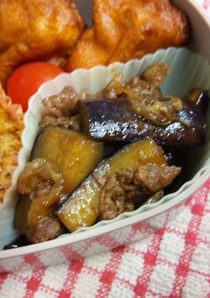 お弁当に☆牛なす炒め-レシピのメイン写真