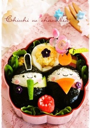 ＊キャラ弁＊　ひな祭りのお弁当✿-レシピのメイン写真