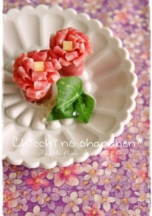 ＊キャラおかず＊　お花ちゃん✿-レシピのメイン写真
