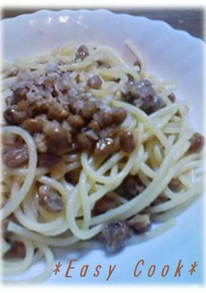 超簡単・短時間☆納豆スパゲッティー-レシピのメイン写真