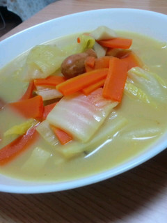 マイルド&スパイシーな白菜カレースープ-レシピのメイン写真