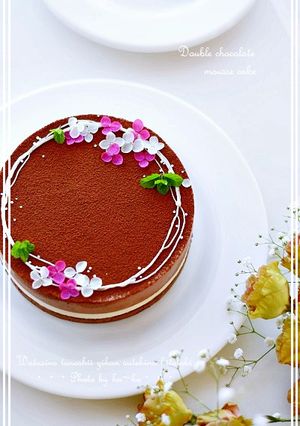 ♡ダブルチョコムースケーキ♡-レシピのメイン写真