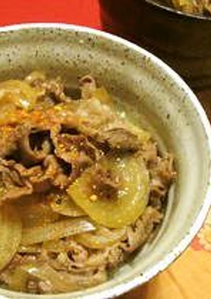 簡単☆我が家の牛丼-レシピのメイン写真
