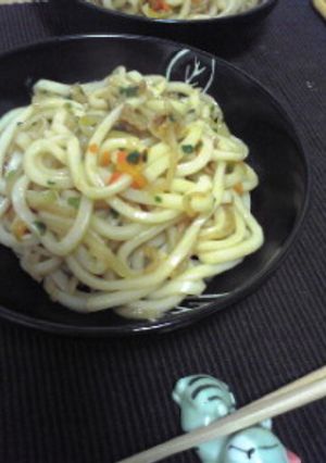 切干大根の焼きうどん-レシピのメイン写真